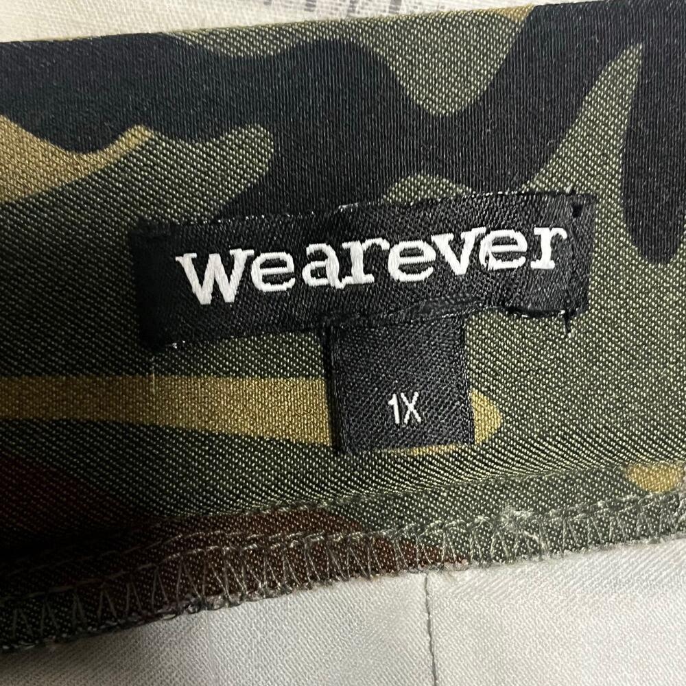 WEAREVER Mini Skirt Womens Camo Stretch Sz 1X - Picture 4 of 8